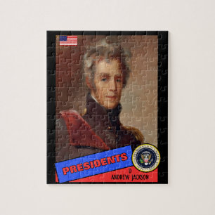Puzzle Tarjeta de béisbol de Andrew Jackson