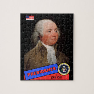 Puzzle Tarjeta de béisbol de John Adams