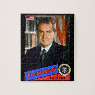 Puzzle Tarjeta de béisbol de Richard Nixon
