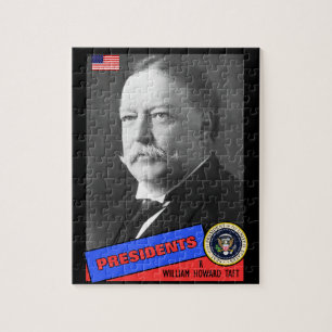 Puzzle Tarjeta de béisbol de William Howard Taft