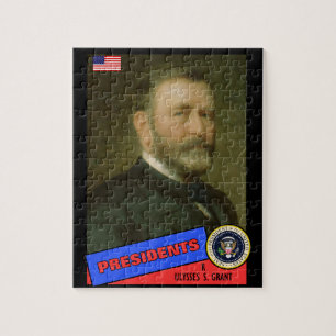 Puzzle Tarjeta de béisbol Ulysses S. Grant
