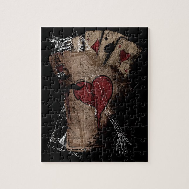 Puzzle Tarjeta de la muerte del jugador (Vertical)