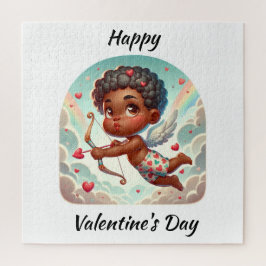 Puzzle Tarjeta de San Valentín de encanto cupido
