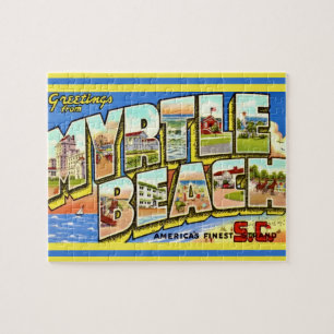 Puzzle Tarjeta postal de Myrtle Beach 8x10
