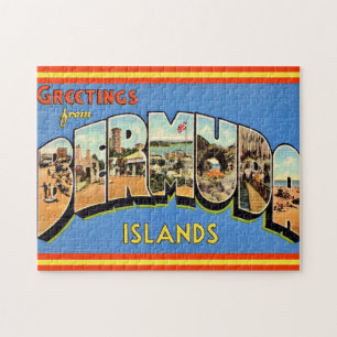 Puzzle Tarjeta postal de saludos de Bermudas