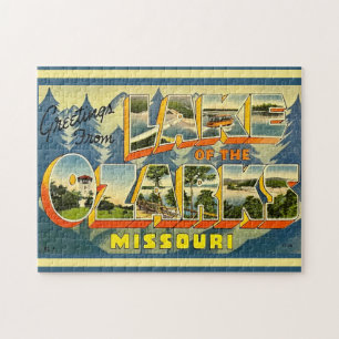 Puzzle Tarjeta postal del lago de los Ozarks 11x14