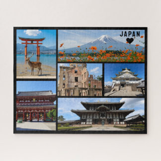 Puzzle Tarjeta postal personalizada, saludos desde Japón