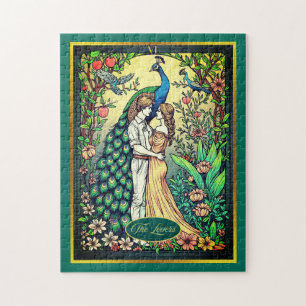Puzzle Tarjeta Tarot de Art Nouveau, Los Amantes