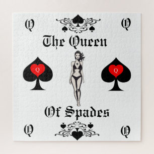 Puzzle Tarjeta Tarot Thunder_Cove Reina de espadas