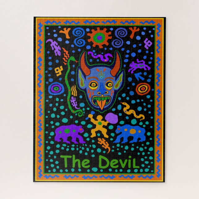 PUZZLE TAROT CARD - EL DIABLO (Vertical)