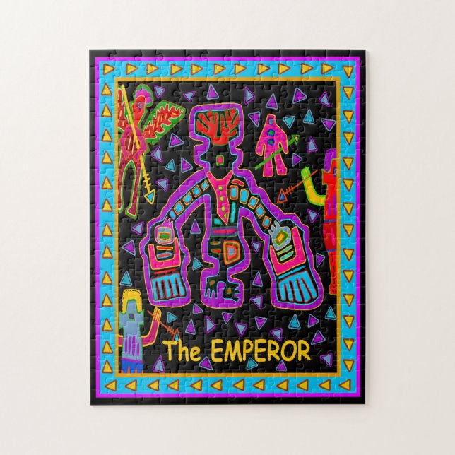 PUZZLE TAROT CARD - EL EMPERADOR (Vertical)