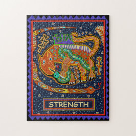 PUZZLE TAROT CARD - FUERZA