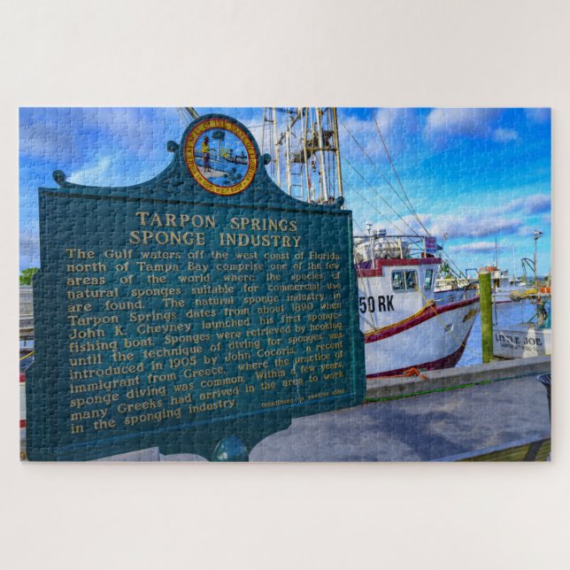 Puzzle Tarpon Springs Florida (Horizontal)