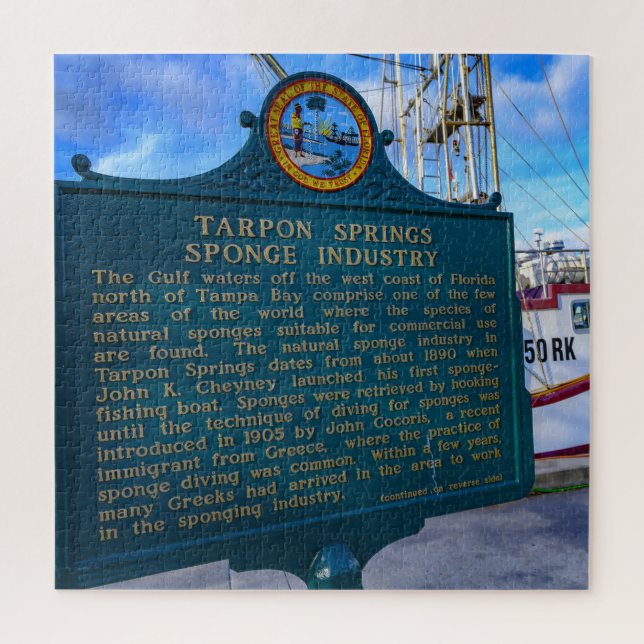 Puzzle Tarpon Springs Florida (Vertical)