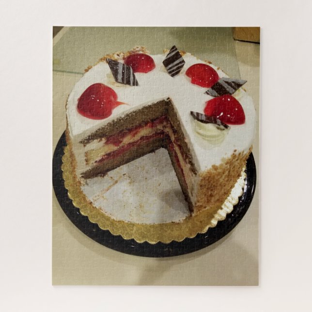 Puzzle Tarta Atómica de Fresa y Plátano (Vertical)