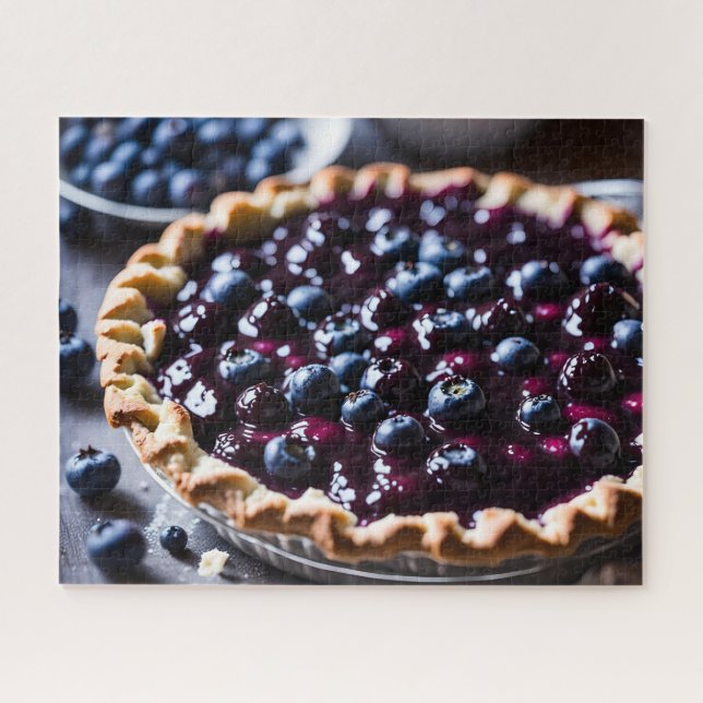 Puzzle Tarta de Arándanos (Horizontal)