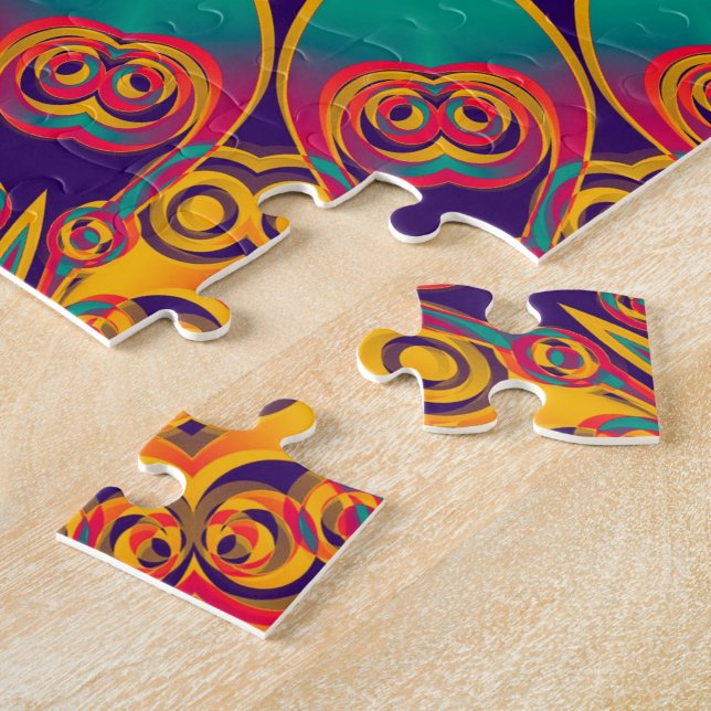 Puzzle Tattoo Kaleidoscope Fractal (Lado)