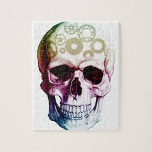 Puzzle Tatuaje del cráneo de la fantasía