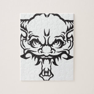 Puzzle Tatuaje Japonés Demonio Oni