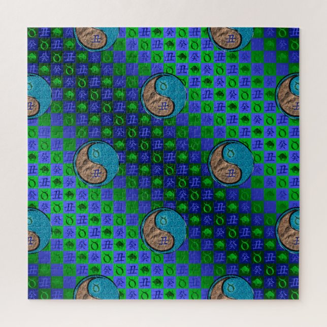 Puzzle Tauro & Buey de Agua (Vertical)