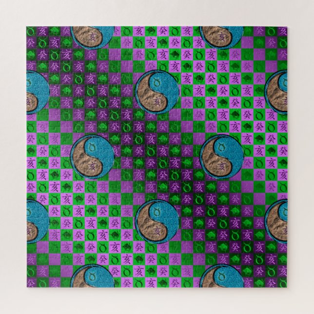 Puzzle Tauro & Cerdo de Agua (Vertical)