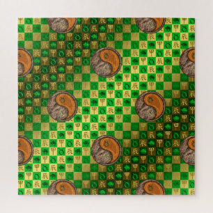 Puzzle Tauro & Dragón de Madera
