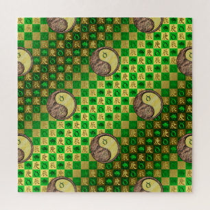 Puzzle Tauro & Dragón de Metal