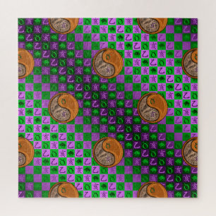 Puzzle Tauro & Jabalí de Madera