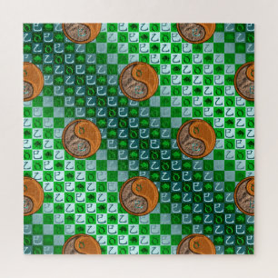 Puzzle Tauro & Serpiente de Madera