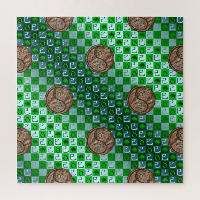 Puzzle Tauro & Serpiente de Tierra (Vertical)