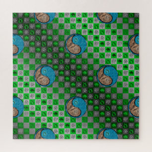 Puzzle Tauro y Conejo de Agua