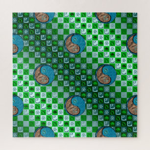 Puzzle Tauro y Serpiente de Agua