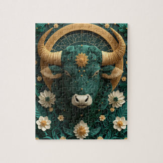 Puzzle Tauro Zodiaco en Quilling de Papel