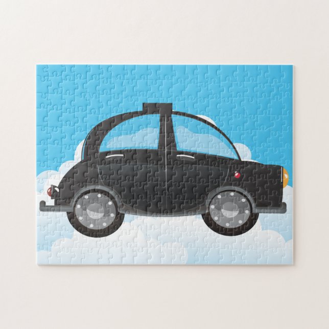 Puzzle Taxi negro (Horizontal)