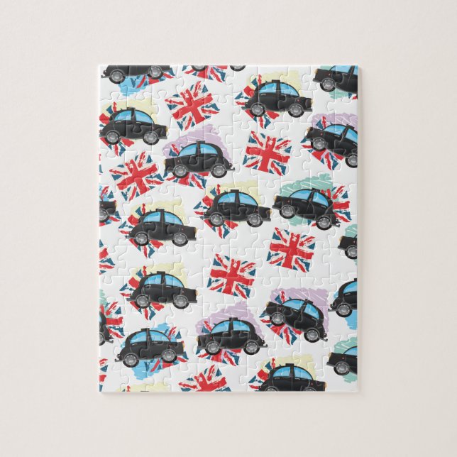 Puzzle taxi negro (Vertical)