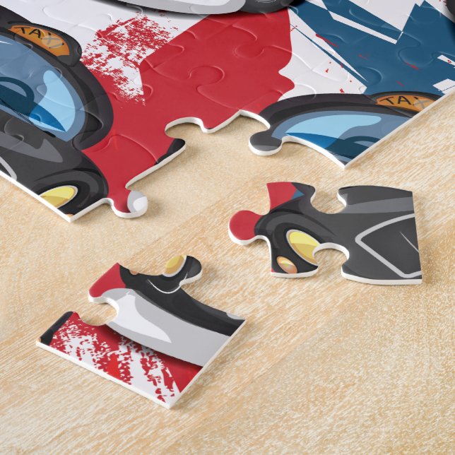 Puzzle Taxi negro de Londres (Lado)
