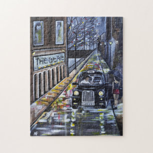 Puzzle Taxi para Kate Pintura de Alfred Fox
