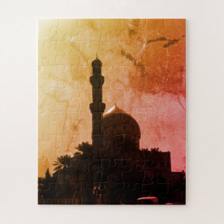 Puzzle Taxis de la mezquita de Bagdad Irak antiguo