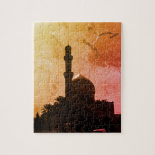 Puzzle Taxis de la mezquita de Bagdad Irak antiguo
