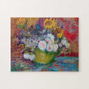 Puzzle Tazón con flores, Van Gogh