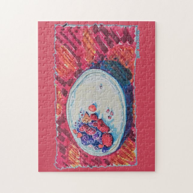 Puzzle Tazón de Frutas Rojas (Vertical)