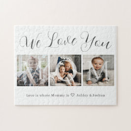 Puzzle Te Ama Mamá Collage de fotos