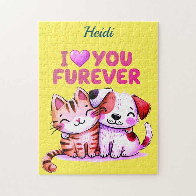 Puzzle Te amo (Vertical)