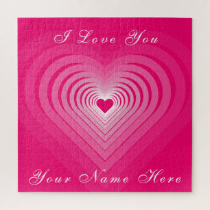 Puzzle Te Amo - Agrega Tu Nombre - Personalizable