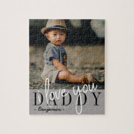 Puzzle Te amo el día de papá padre