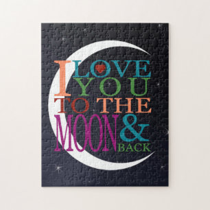 Puzzle Te amo hasta la luna y de vuelta