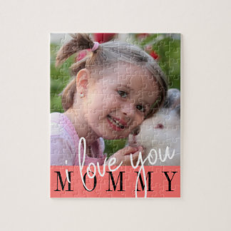 Puzzle Te amo, mamá Personalizado.