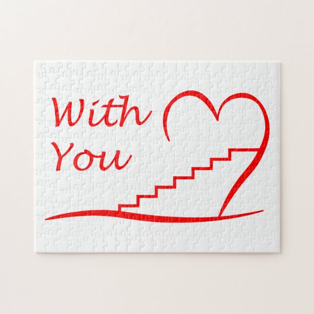 Puzzle Te amo, mit dir zusammen muere Treppe hinauf (Horizontal)