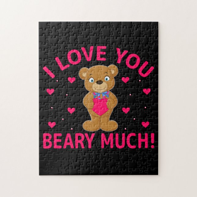 Puzzle Te Amo Mucho Teddy Bear (Vertical)