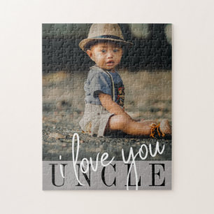 Puzzle Te amo, tío Personalizado.